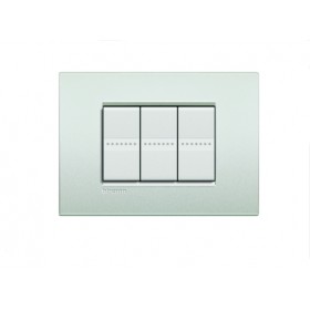 Placca living light bianco perla  ll lnc4803pr ticino