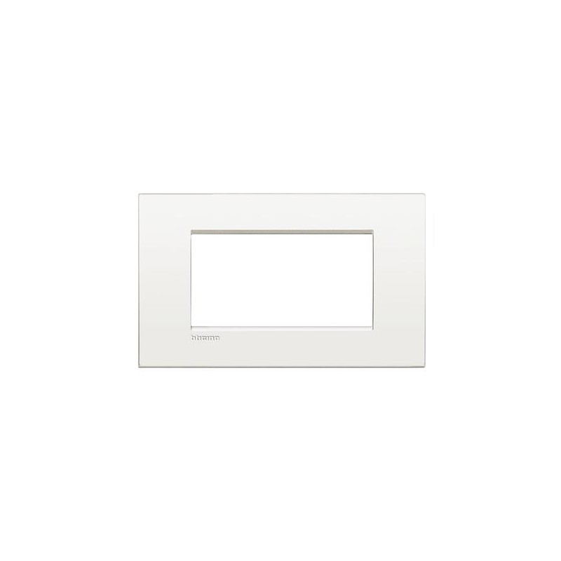 Placca living light 4p ll bianco puro lnc4804bn ticino