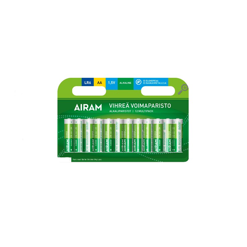 Aa alkalibatterie blister 10 stück airam...