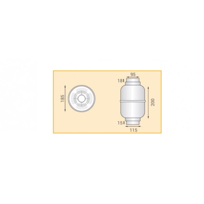 Aspiratore elettrico sopracappa serie k70 potenza 25w 240v lux  2
