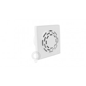 Ventilateur dextraction mural électrique axial trou d.100 blanc 240v lux