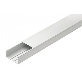 Abdeckung Minikanal 40x25 weiß Electrocanali 2-Meter-Stange