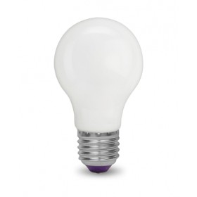 Lampadina goccia standard led 8w luce calda 360° shot illuminazione