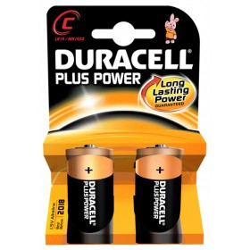 1.5v batterie alcaline demi-torche longue durée mn1400 2pcs duracell