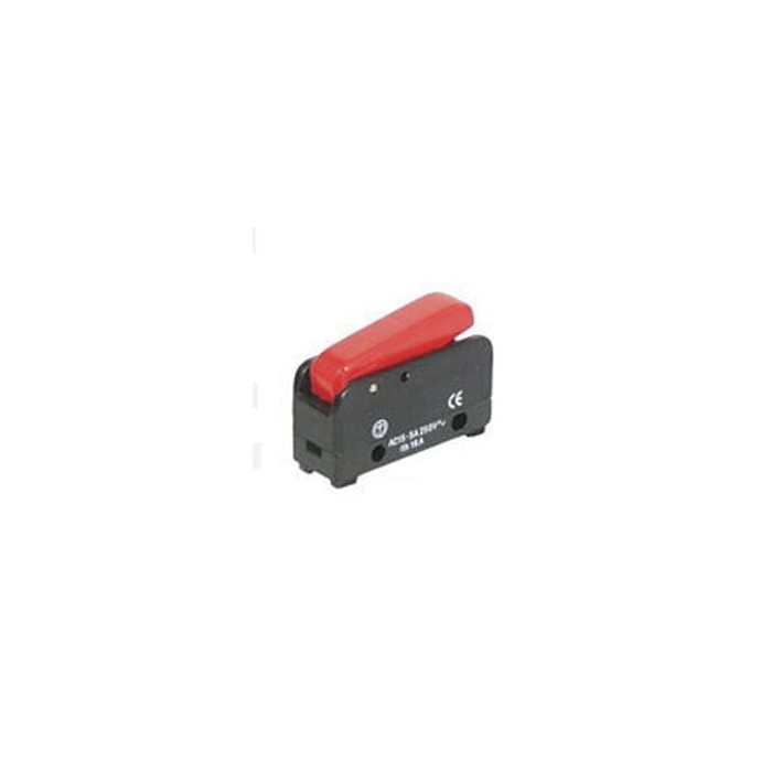 Bouton poussoir electrique micro touche rouge mv49 f112