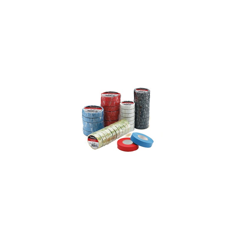 Nastro isolante mm0.130mm15xmt.10 giallo/verde