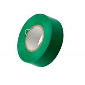 Nastro isolante elettrico autoestinguente di pvc 0.130mm19xmt.25 verde