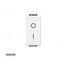 Interruttore elettrico bipolare ll 2 poli 2p 16a 1m bianco  n4002n 