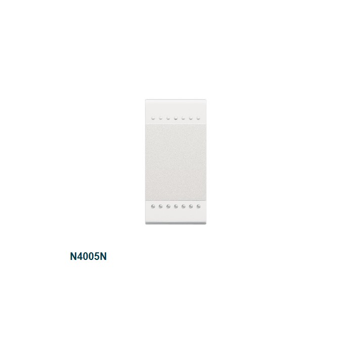 Pulsante unipolare elettrico ll 1p no 10a 1m  bticino bianco