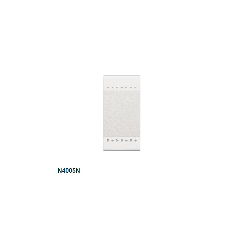 Pulsante unipolare elettrico ll 1p no 10a 1m  bticino bianco