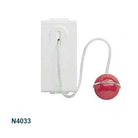 Pulsante tirante sicurezza 1p no 10A living light N4033 ticino