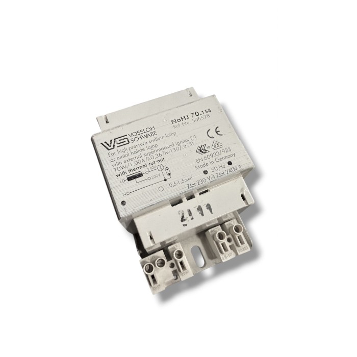 Alimentatore ioduri metallici 66x53 70w vs  vossloh 508586