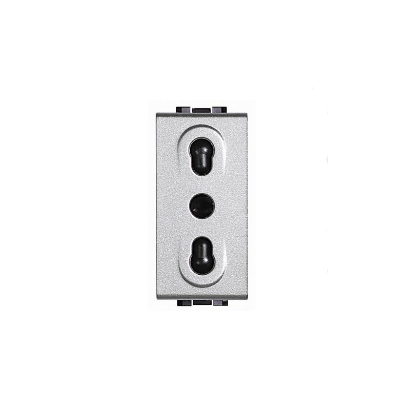 Presa elettrica bipasso light tech 2p+t-10/16a NT4180 bticino 
