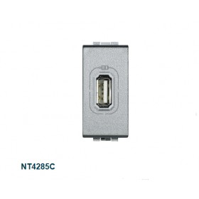 Caricatore elettrico 1 presa usb ll usb tech nt4285c ticino 