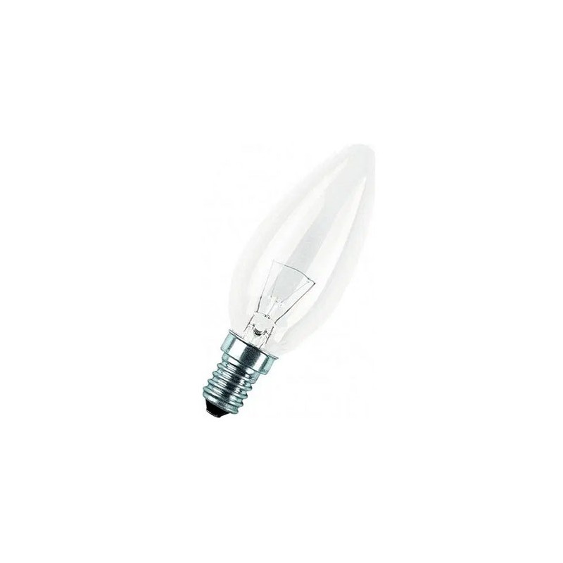 Lampada oliva chiara incandescenza 40w e14 230v...