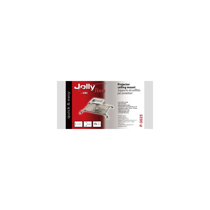 Supporto soffitto universali proiettori max 15kg