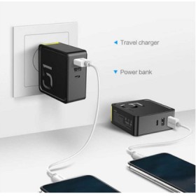 Caricatore powerbank 2 in 1 multifunzione 5000mah universale da viaggio