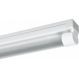 Plafoniera poker illuminazione + schermo tp 1x18w cn bianco