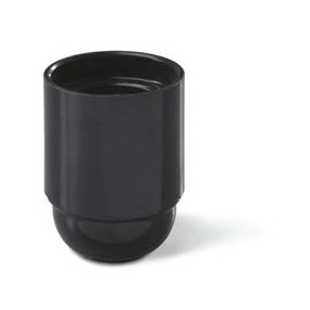 Portalampada elettrico ricambio lampadari nero 0165n E27 