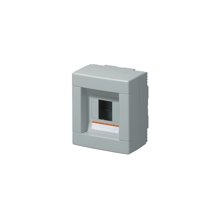 Ip40 wandschalttafel ohne tür 4 elektrokanalmodule