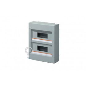 Elektrische wandschalttafel ohne tür 24 elektrokanalmodule
