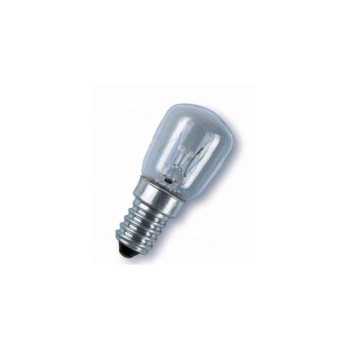 Lampadina piccola pera chiara 3c e14 15w 230v  