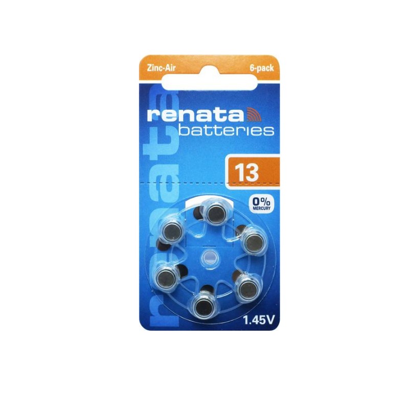 Batteria apparecchi acustici pr13 blister 6pz...