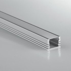 LED-Leuchten, Aluminiumprofil 200 x 1,7 x 1,2 mm, 2 m lange Leiste mit Opalabdeckung