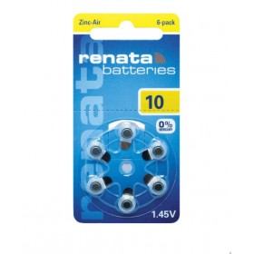 Batterie acoustique pr230 pr10 conf.6pz batteries auditives