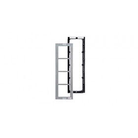 Module frame with aluminum frame 1148/64 urmet push button panel