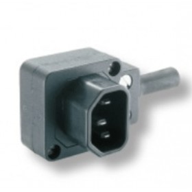 Spina alimentazione volante 10a 250v nero 