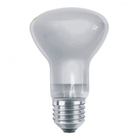 Lampada faretto reflector R63-spot smerigliata 53w=75w E27 230v