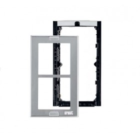 Cornice squadrata con telaio alliminio 2moduli 1148/62 urmet sinthesi
