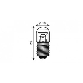 Neon-Kontrollleuchte Nylon 220v e10 1,2ma