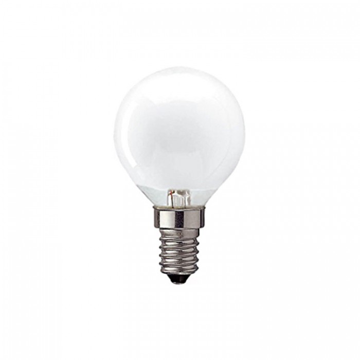 Lampada sfera opale incandescenza 15w e14 230v airam