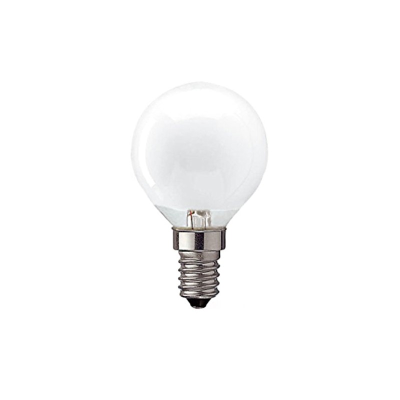 Incandescent opal sphere lamp 15w e14 230v airam