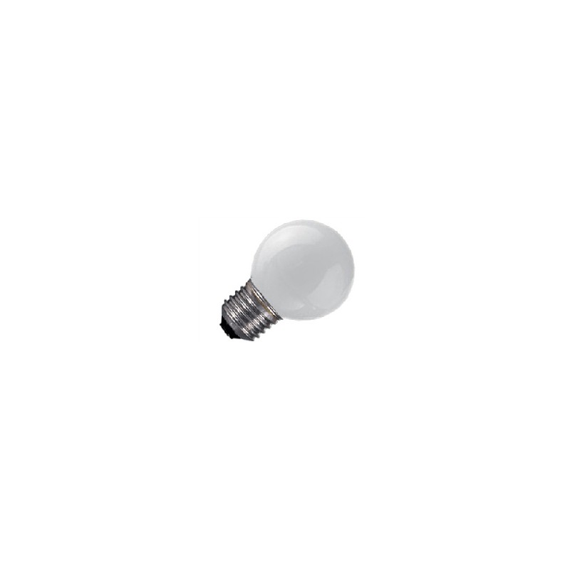 Lampada sfera opale incandescenza 25w attacco e27 230v Vintage