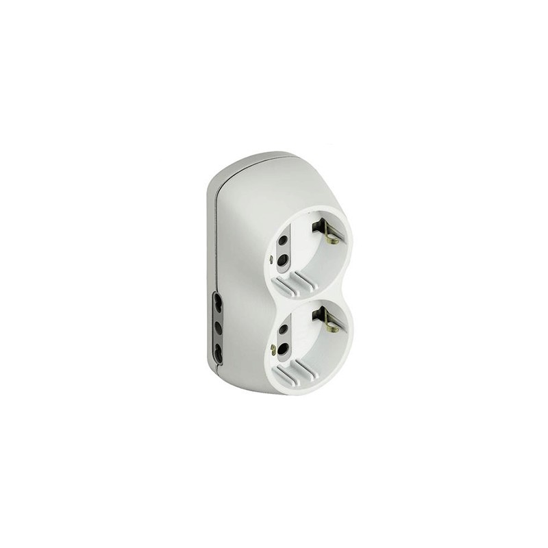 Universal electric adapter 4 outputs 2 bypass...