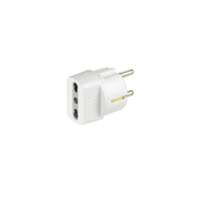 Kit - adattatore spina schuko/presa bipasso...