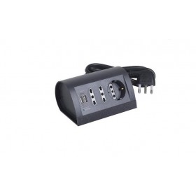 Universal power strip socket s3711gu ticino