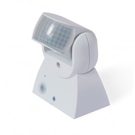 Sensore elettrico di movimento a infrarossi ip65 con snodo 1200w