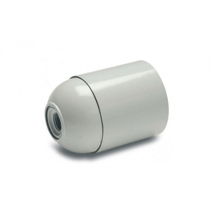 Elektrische Lampenfassung, glattes weißes Hemd,...