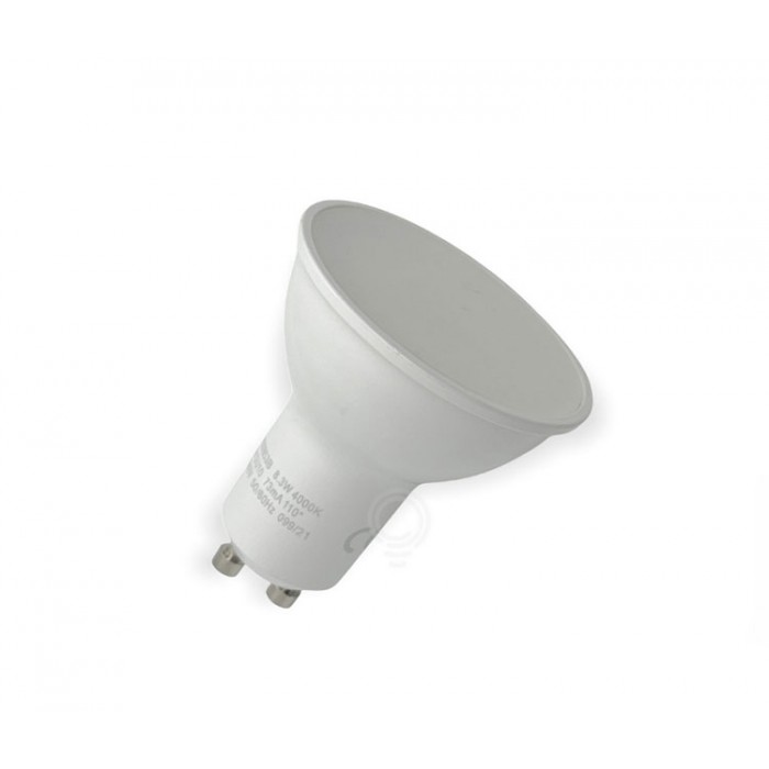Led lamp gu10 spot cold light 61w 6500k 8,3w 830lm 110 °