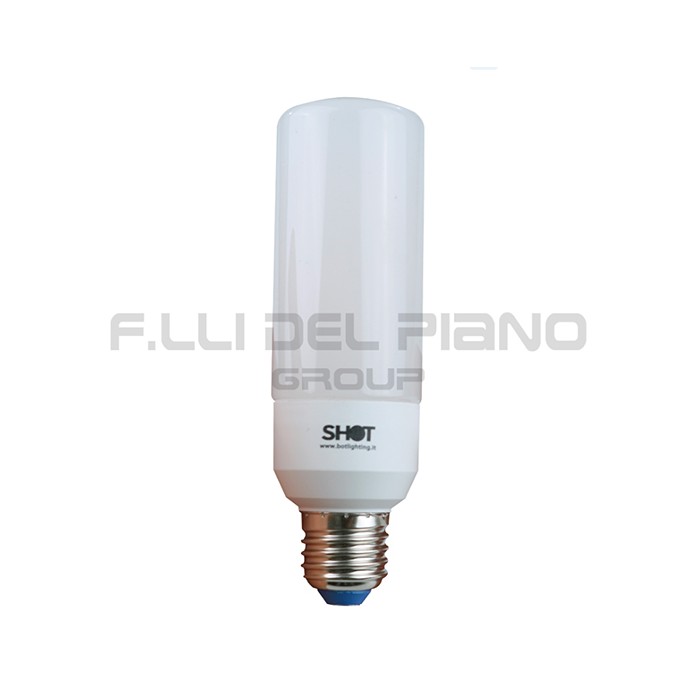 Lampada tubolare a led luce bianca fredda 9,5w E27 6500k