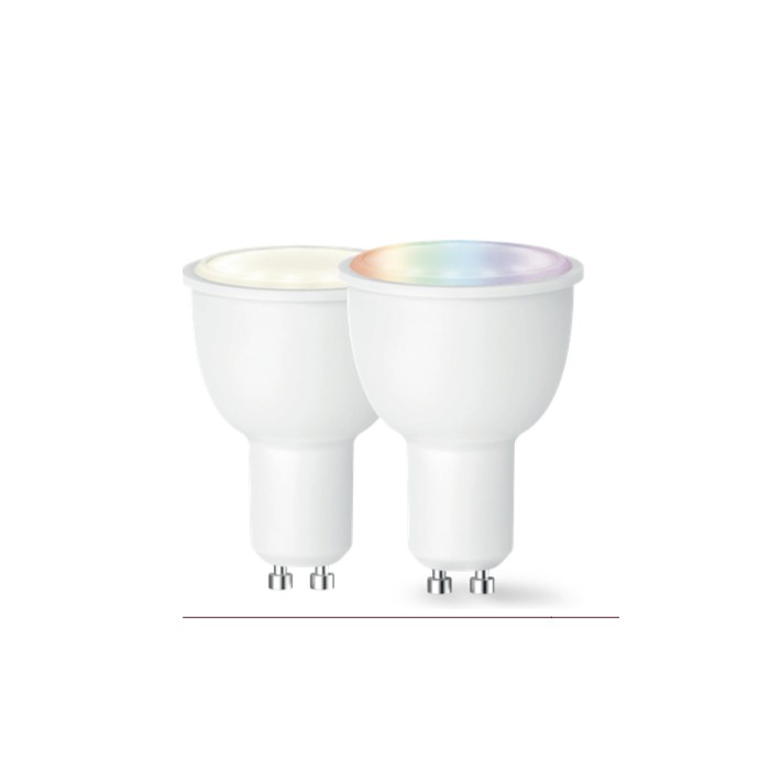 Ampoule led gu10 4 5w 300lm rgbw dimm wifi 120 50x72mm...