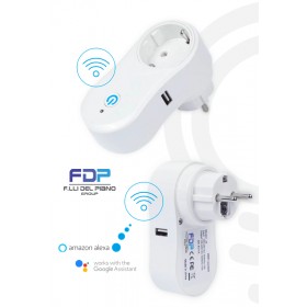 Smart plug wi-fi ncon usb compatible with amazon alexa and google assistant