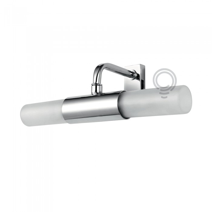 Applique specchio roby cromo 2xg9 ip23 23x9x17cm