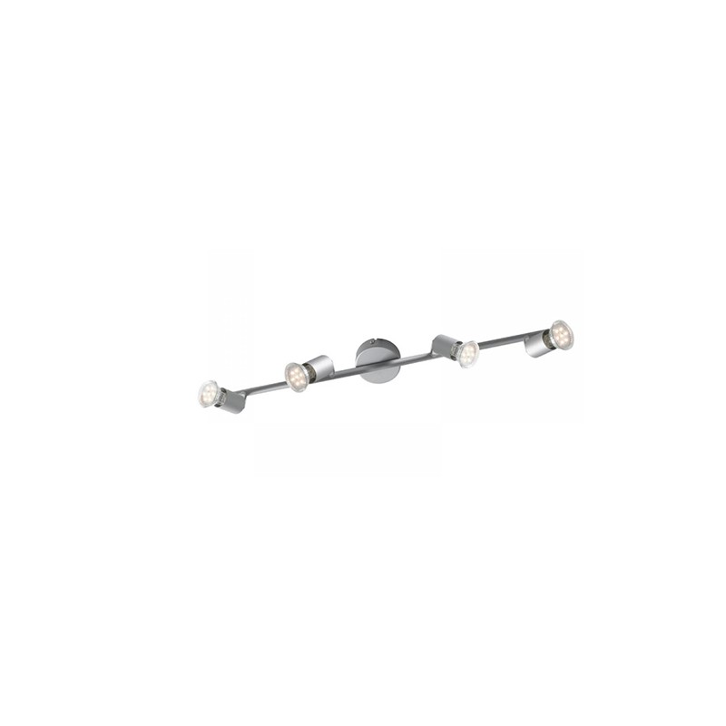 Spot parete cooper silver 4xgu10 3w led 1000lm...