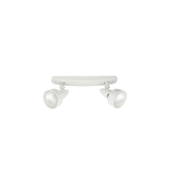 Applique spot infinity 2xe14 bianco 