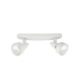 Applique spot infinity 2xe14 bianco 